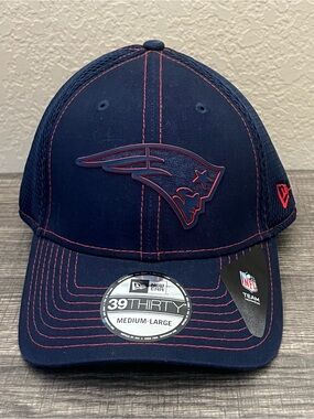 New England Patriots New Era 39Thirty Fitted Hat Size-M/L